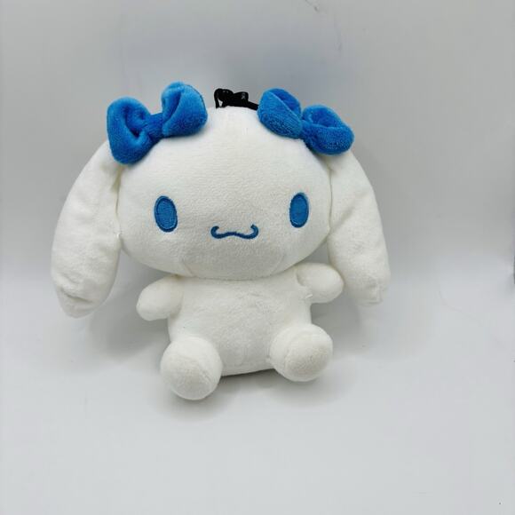 Hello Kitty & Friends Cinnamoroll Soft Stuffed Animal Plush Doll. With Clip. - Picture 1 of 13